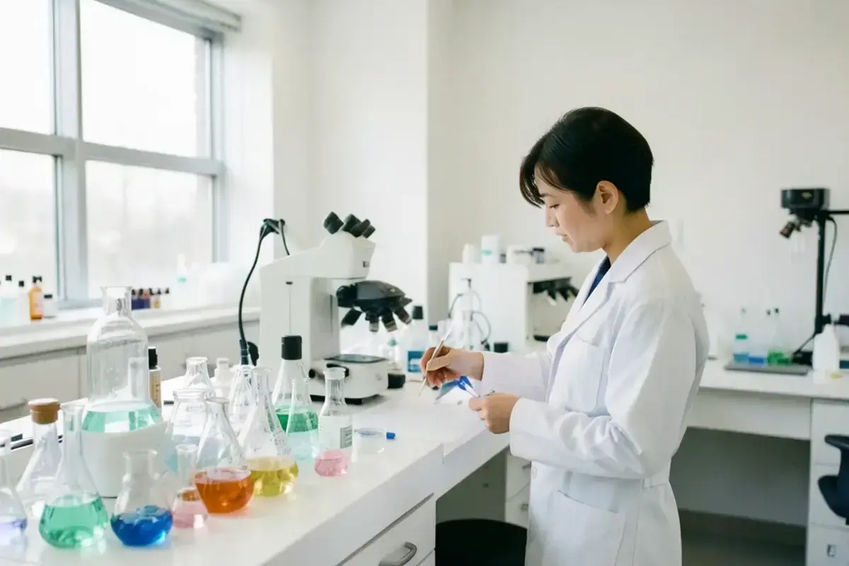 PERFUMESGENERAL LTD 大阪ラボの様子